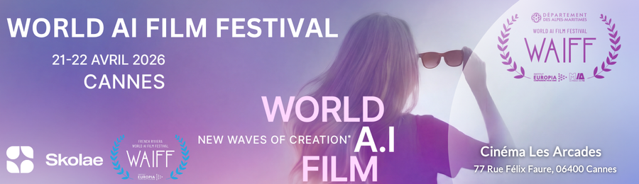 Bannière World A.I. Film Festival 2026